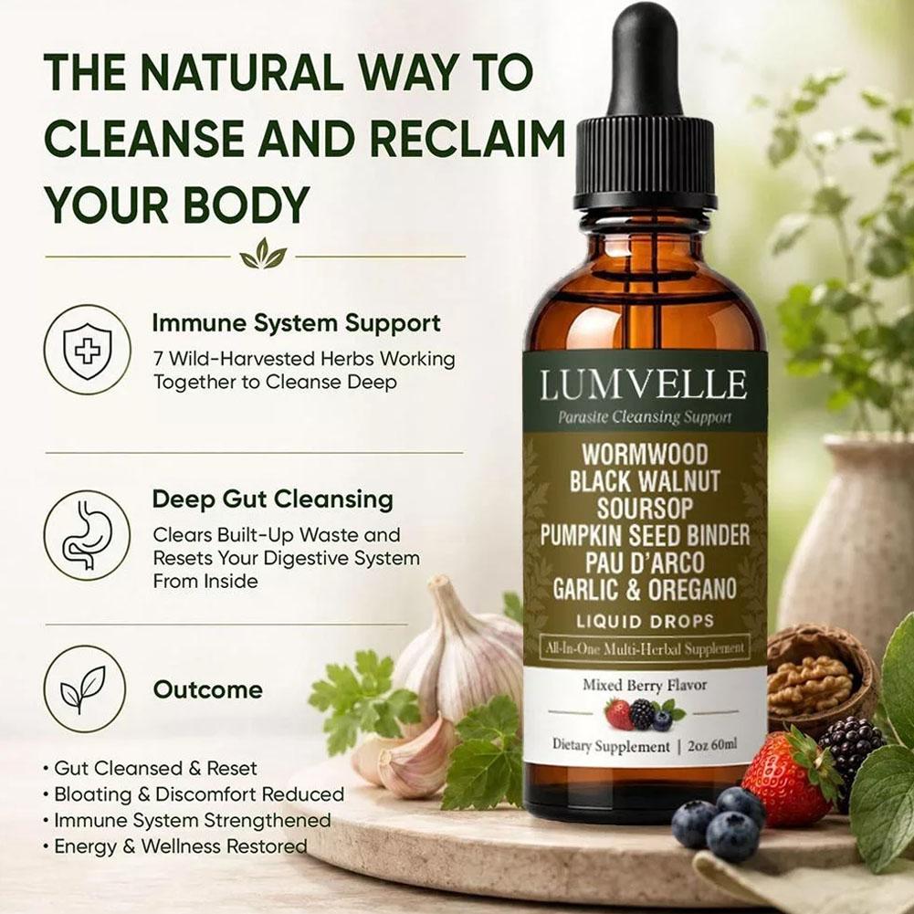 Herbal Wellness Liquid - 60ml Tetes Herbal Wormwood dengan 7