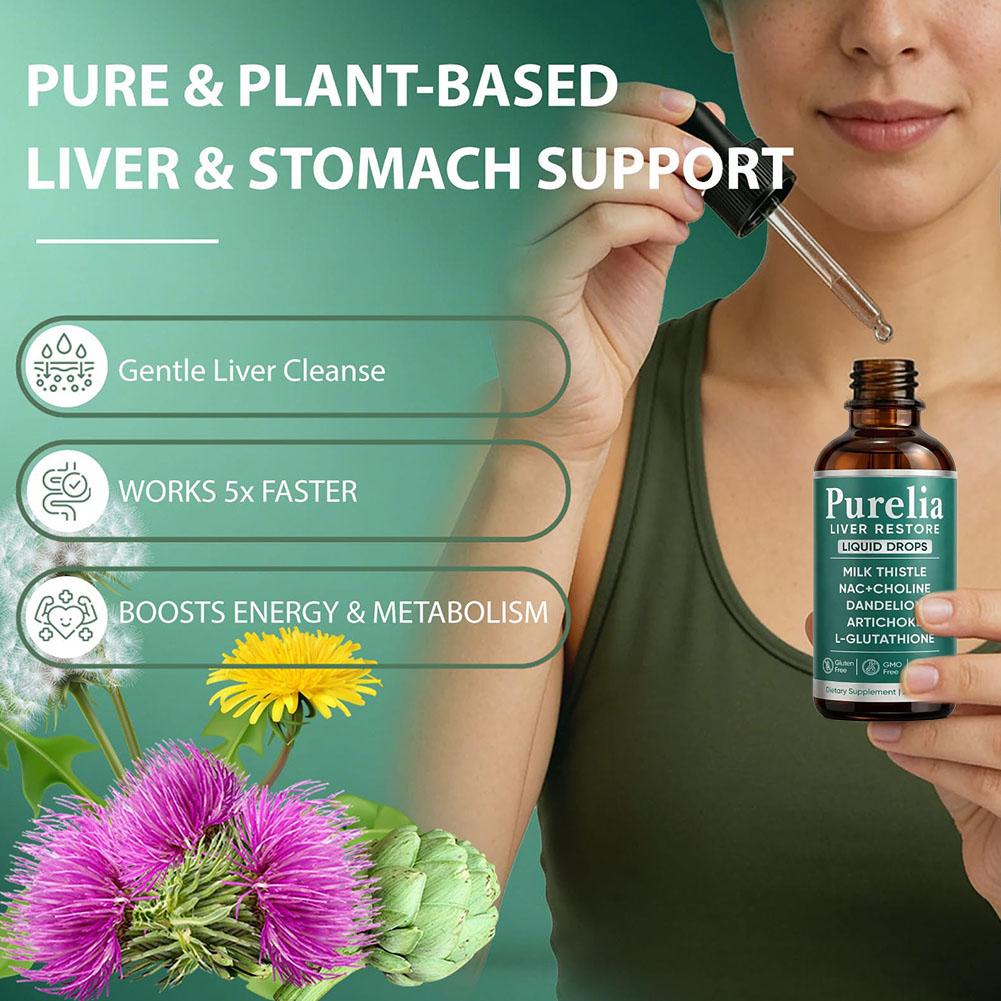 Herbal Wellness Formula - Purelia Liver Restore Liquid Drops Formula