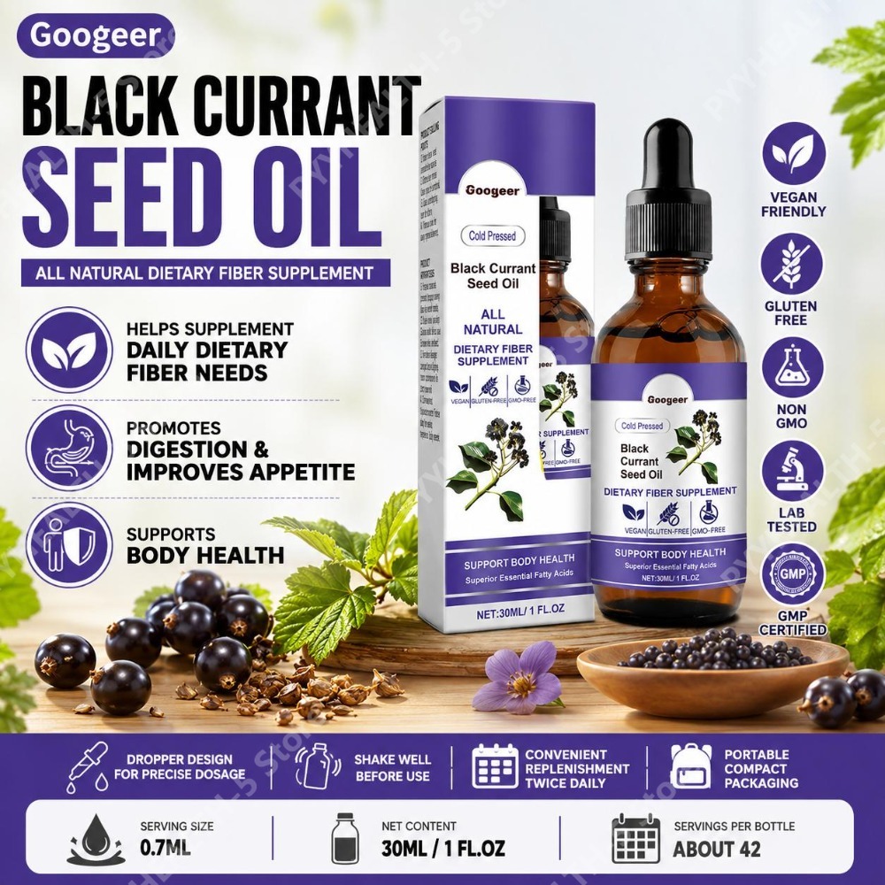 Herbal Wellness Liquid - Minyak Biji Black Currant 30ml, Suplemen
