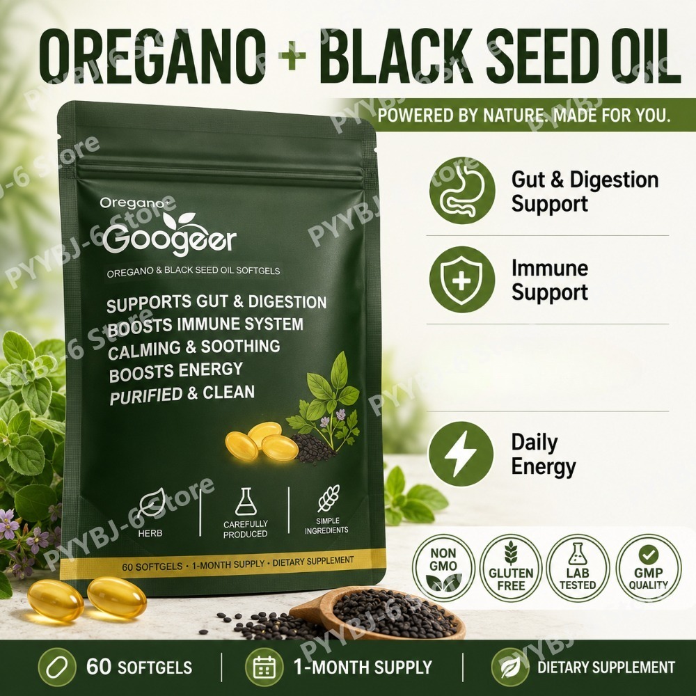 Herbal Wellness Formula - Minyak Biji Hitam Oregano Softgel 60pcs
