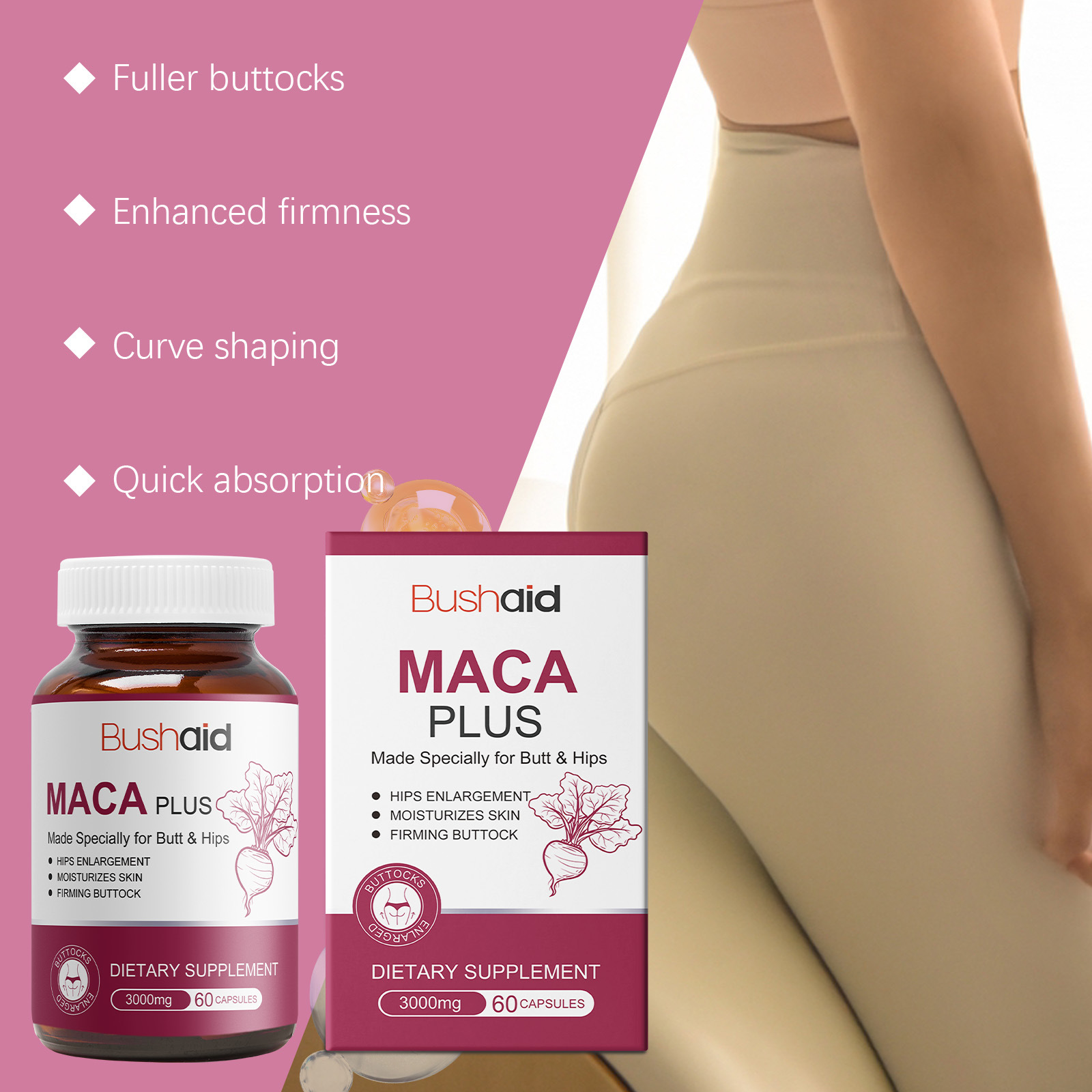 Kapsul Ekstrak Akar Maca Berba - Herbal Weight ulasan dan harga