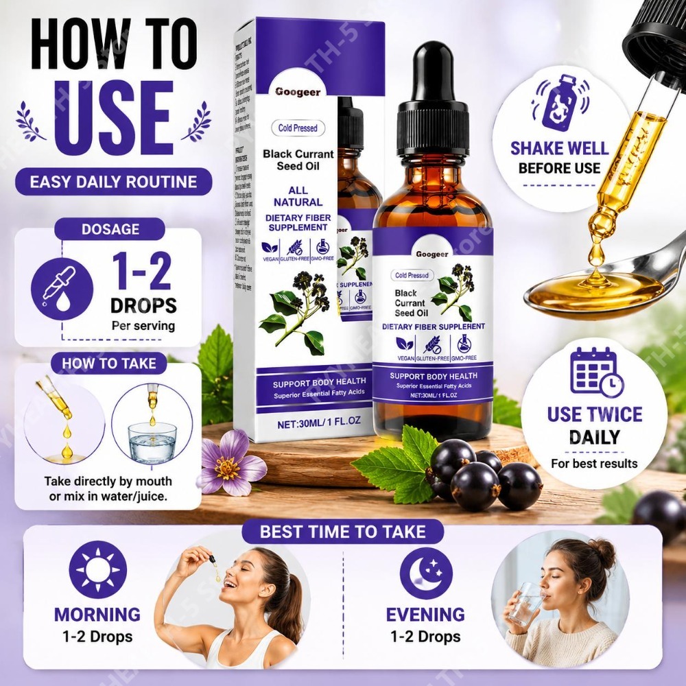 Minyak Biji Black Currant 30ml - Herbal Wellness Liquid ulasan dan harga