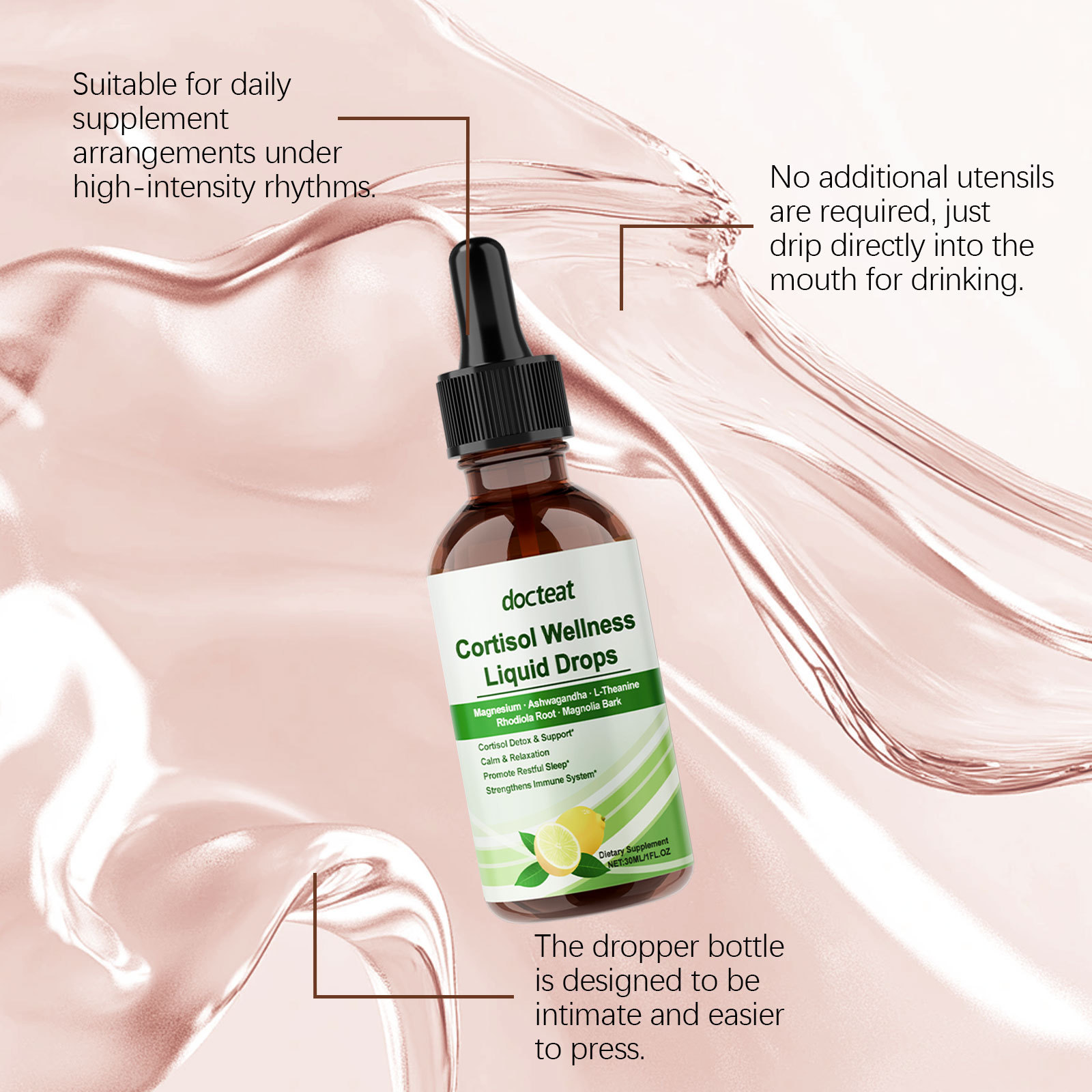 Tetes Herbal Cortisol Wellness - Herbal Wellness Liquid ulasan dan harga