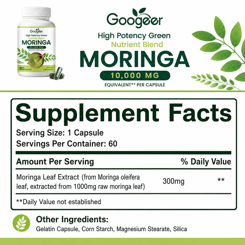 Suplemen Moringa Premium denga - Herbal Wellness Formula ulasan dan harga