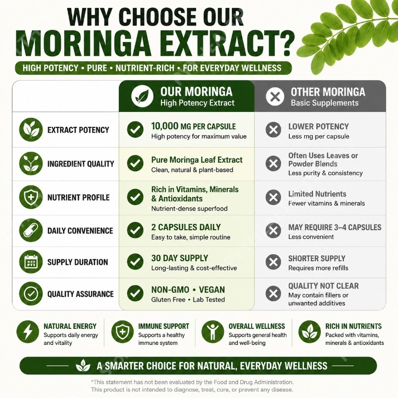 Suplemen Moringa Premium denga - Herbal Wellness Formula ulasan dan harga