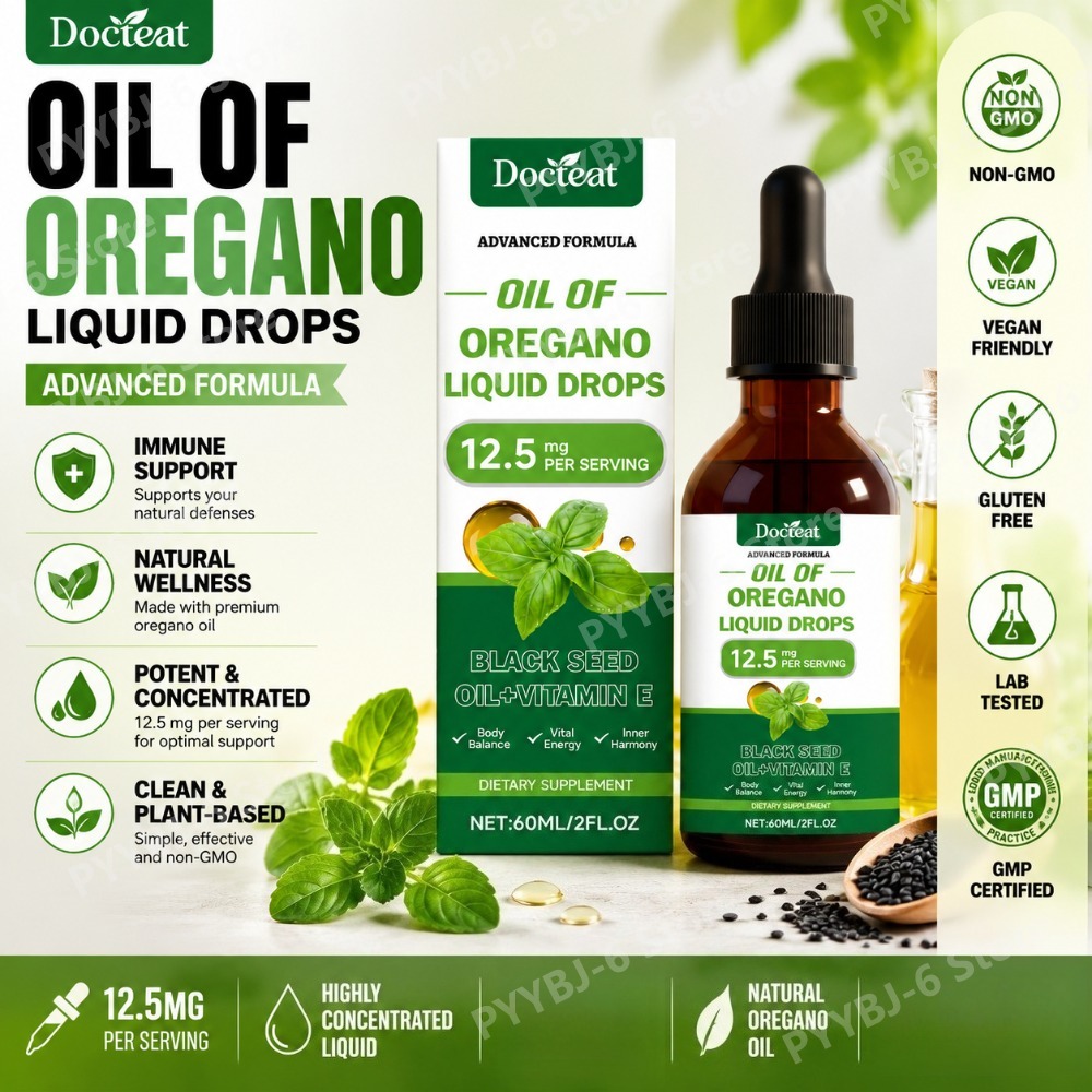Minyak Oregano Cair 60ml Minya - Herbal Wellness Liquid ulasan dan harga