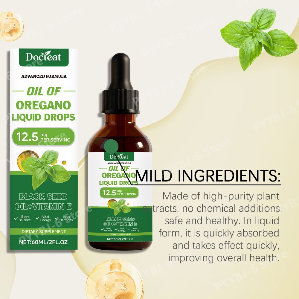 Minyak Oregano Cair 60ml Minya - Herbal Wellness Liquid ulasan dan harga