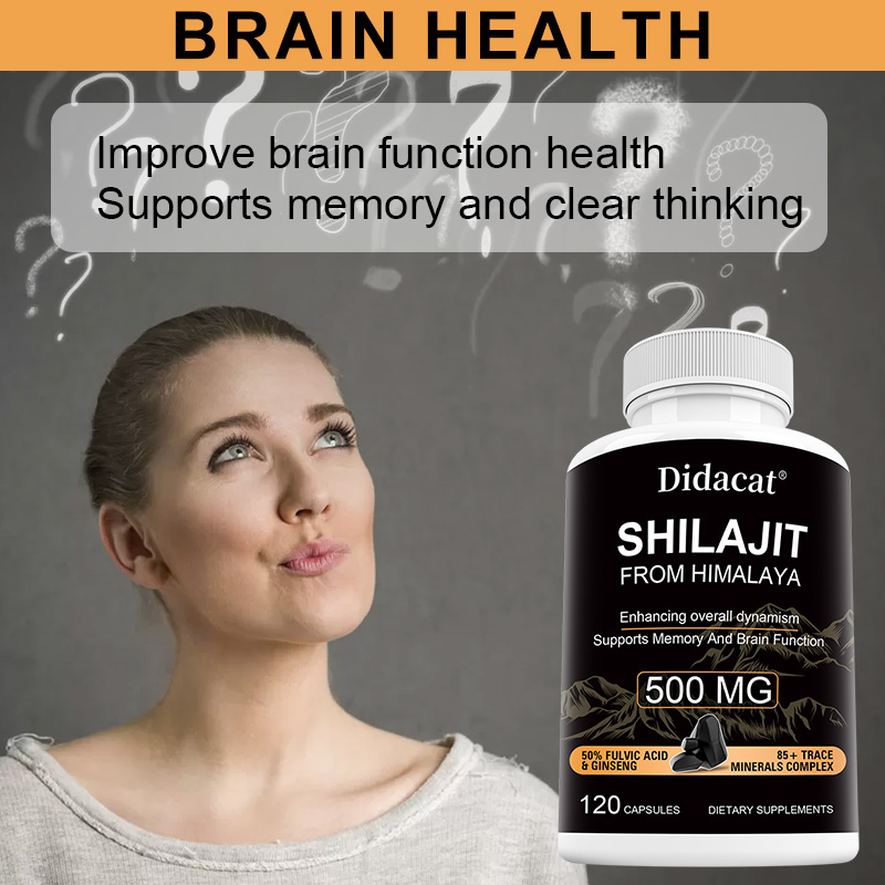 Kapsul Shilajit & Ginseng Hima - Herbal Wellness Formula ulasan dan harga