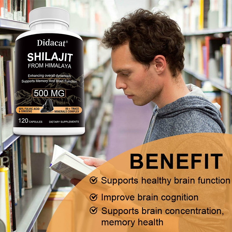 Kapsul Shilajit & Ginseng Hima - Herbal Wellness Formula ulasan dan harga